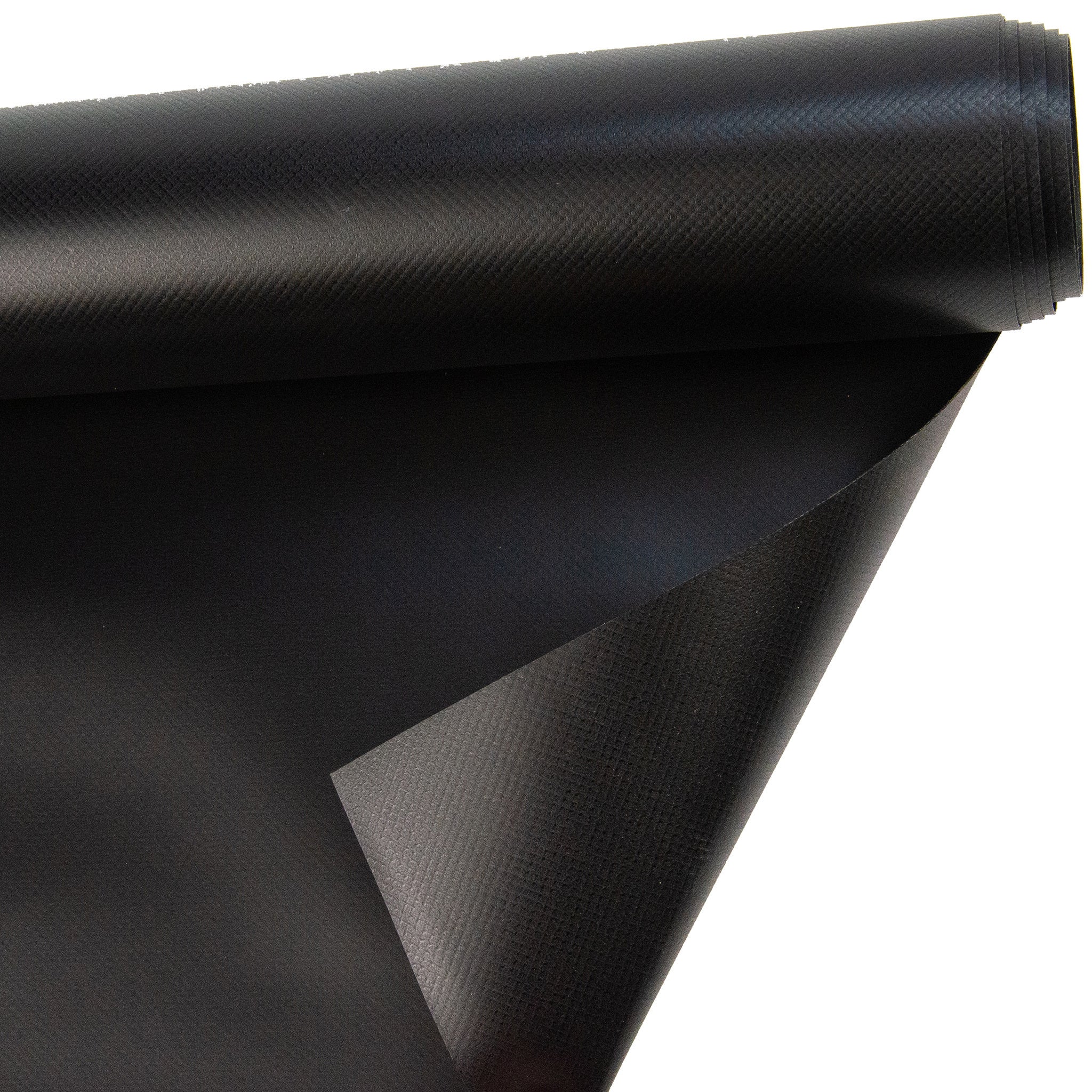 Schwarze PVC Abdeckplane 1,50m Breite Mit Ösen – Wasserdicht, Reißfest, Made In Germany