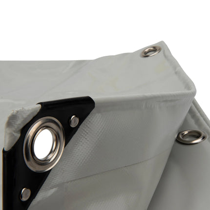 Abdeckplanemarkt PVC Reparatur-Set 650 g/m² Grau (7035)