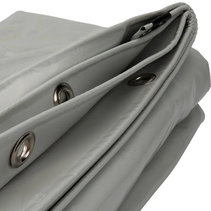 Abdeckplanemarkt PVC Reparatur-Set 650 g/m² Grau (7035)