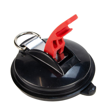 Abdeckplanemarkt Saugnapf mit Ring und S-Haken