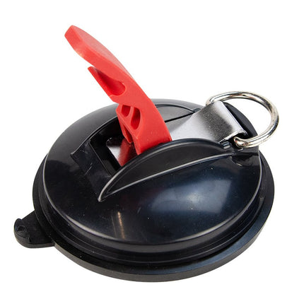 Abdeckplanemarkt Saugnapf mit Ring und S-Haken