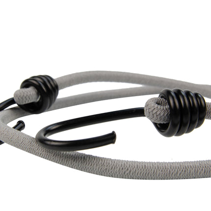 Abdeckplanemarkt Schnellverschluss PE grau 100cm 2 Spinnenhaken