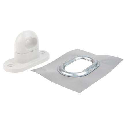 Abdeckplanemarkt Segelreife 42x22mm oval 50 Stück verzinkt