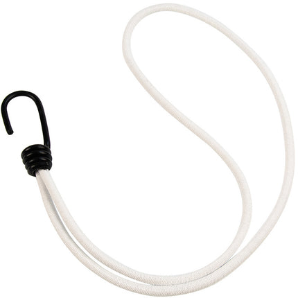 Abdeckplanemarkt Spanner mit Edelstahlhaken 45cm elastisch weiß