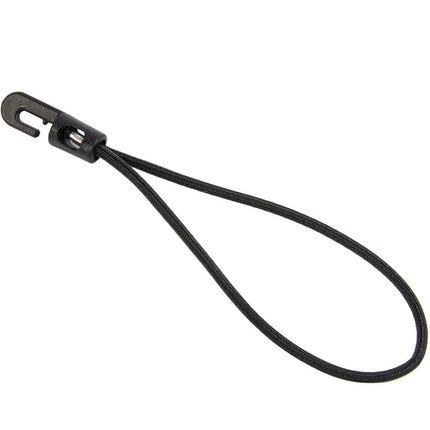 Abdeckplanemarkt Verschluss Kunststoffhaken 20cm elastisch schwarz