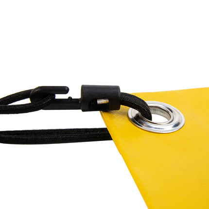 Abdeckplanemarkt Verschluss Kunststoffhaken 20cm elastisch schwarz