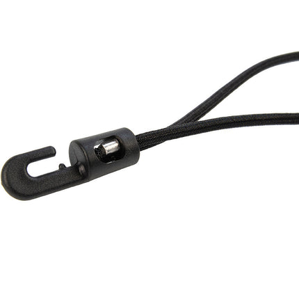 Abdeckplanemarkt Verschluss Kunststoffhaken 20cm elastisch schwarz