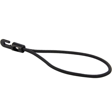 Abdeckplanemarkt Verschluss Kunststoffhaken 20cm elastisch schwarz