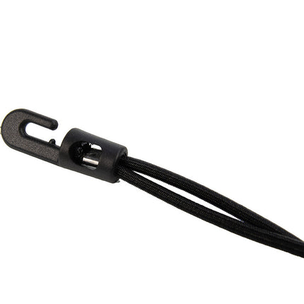 Abdeckplanemarkt Verschluss Kunststoffhaken 35cm elastisch schwarz