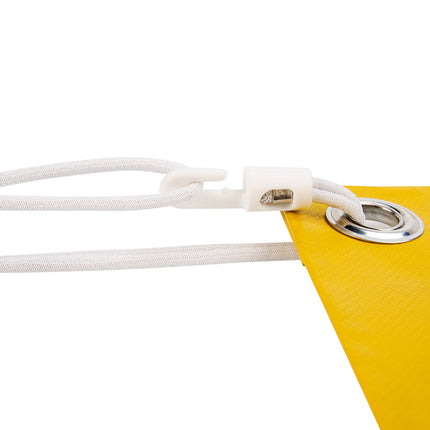 Abdeckplanemarkt Verschluss Kunststoffhaken 35cm elastisch weiß